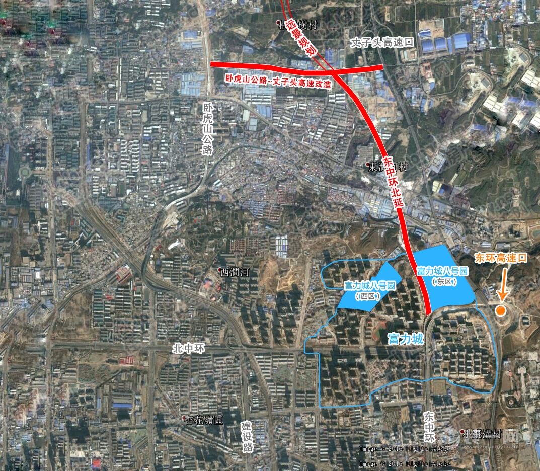 太原市北城城建重点项目 东中环北延工程启动招标